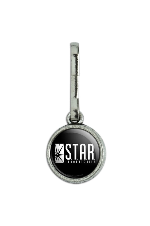 The Flash TV Series STAR Labs Logo Antiqued Charm Clothes Purse Suitcase Backpack Zipper Pull Aid