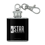 سلسلة فلاش تلفزيون STAR Labs Logo سلسلة مفاتيح من الفولاذ المقاوم للصدأ 1oz Mini Flask