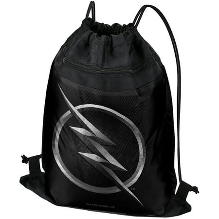 The Flash TV Series Zoom Logo Drawstring Backpack Sports Bag Sackpack 17" x 13", Perfect for Gym, Yoga or Practice