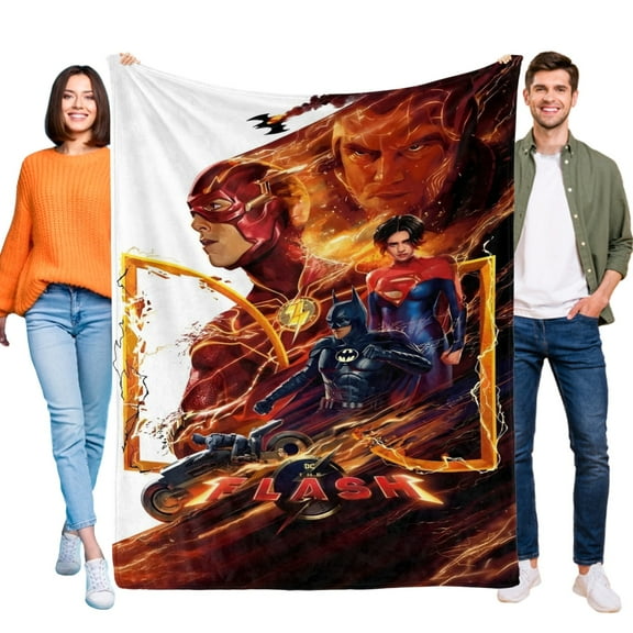 The Flash Throw Blanket for Kids and Adults Soft and Cozy Blankets Gifts 40x50 Inch