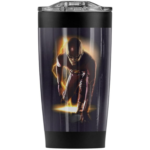 The Flash Tv Series/Ready Stainless Steel Tumbler 20 oz Coffee Travel Mug/Cup, Vacuum Insulated & Double Wall with Leakproof Sliding Lid | Great for Hot Drinks and Cold Beverages