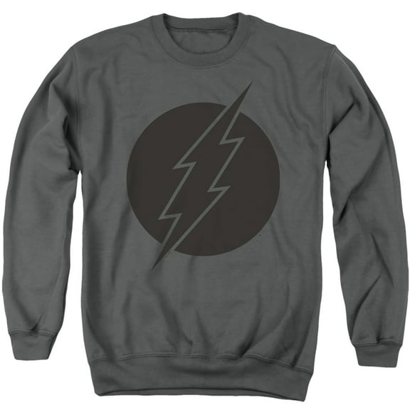 The Flash Vintage Flash Unisex Adult Crewneck Sweatshirt,Charcoal, 3X-Large