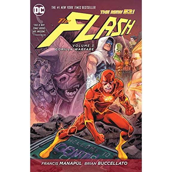 Pre-Owned The Flash Vol. 3: Gorilla Warfare (the New 52) (Paperback) 1401247121 9781401247126