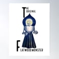 thumbnail image 1 of The Flatwood Monster Poster Wall Art, Modern Wall Decor For Living Room Bedroom, 12x18 UNFRAMED, 1 of 3