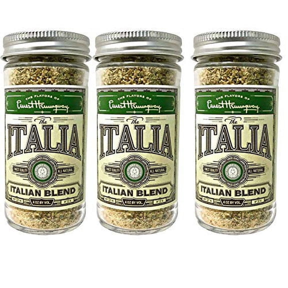 The Flavors of Ernest Heming Way, The Italia Spice Blend, 4oz, 3 pack - No MSG