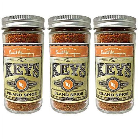 The Flavors of Ernest Heming Way, The Keys Island Spice Blend, 4oz, 3 pack - MSG