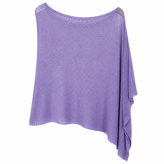 The Fleece Summer Poncho for Women, Elegant Lightweight Sheer Open Knit Mesh, for Outdoor Travel