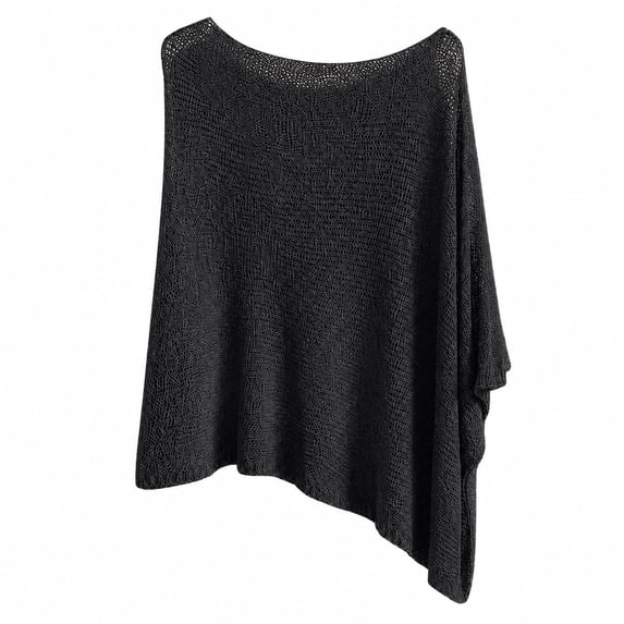 The Fleece Summer Poncho for Women, Elegant Lightweight Sheer Open Knit Mesh, for Outdoor Travel