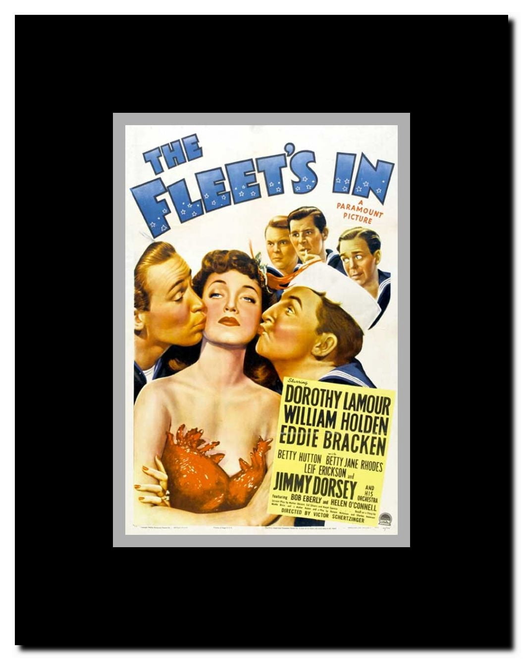 The Fleet's In Framed Movie Poster