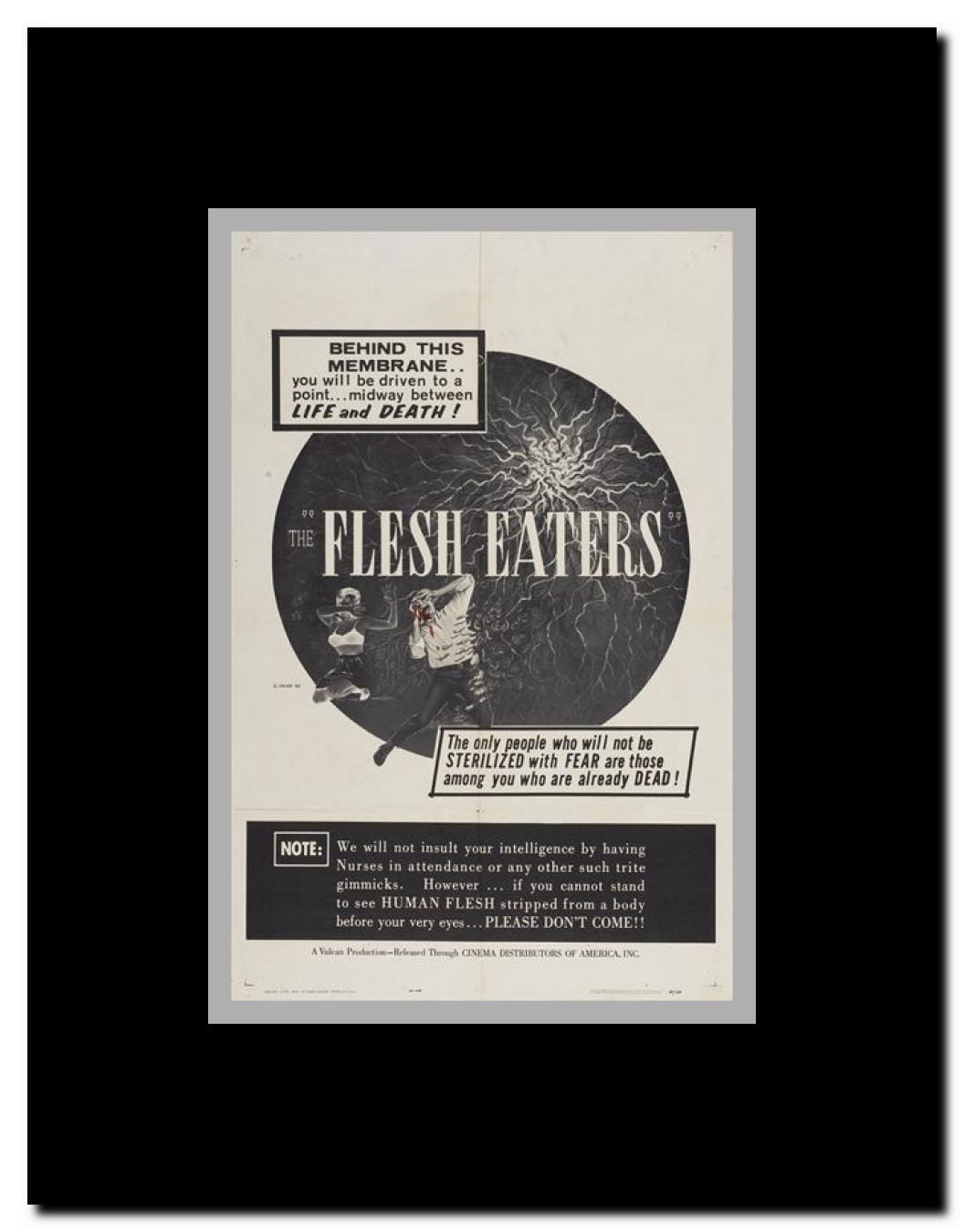 The Flesh Eaters Framed Movie Poster