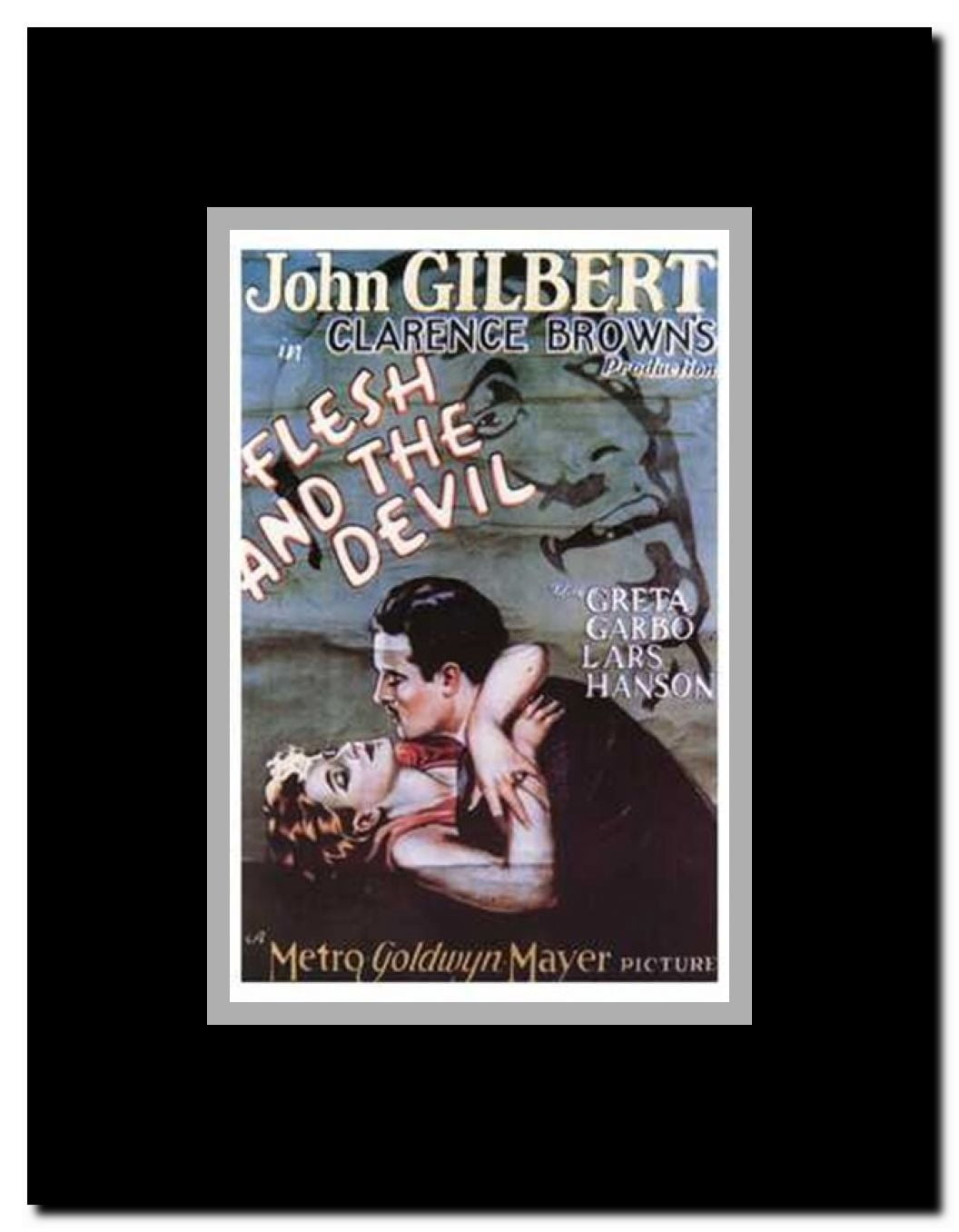 The Flesh and the Devil Framed Movie Poster