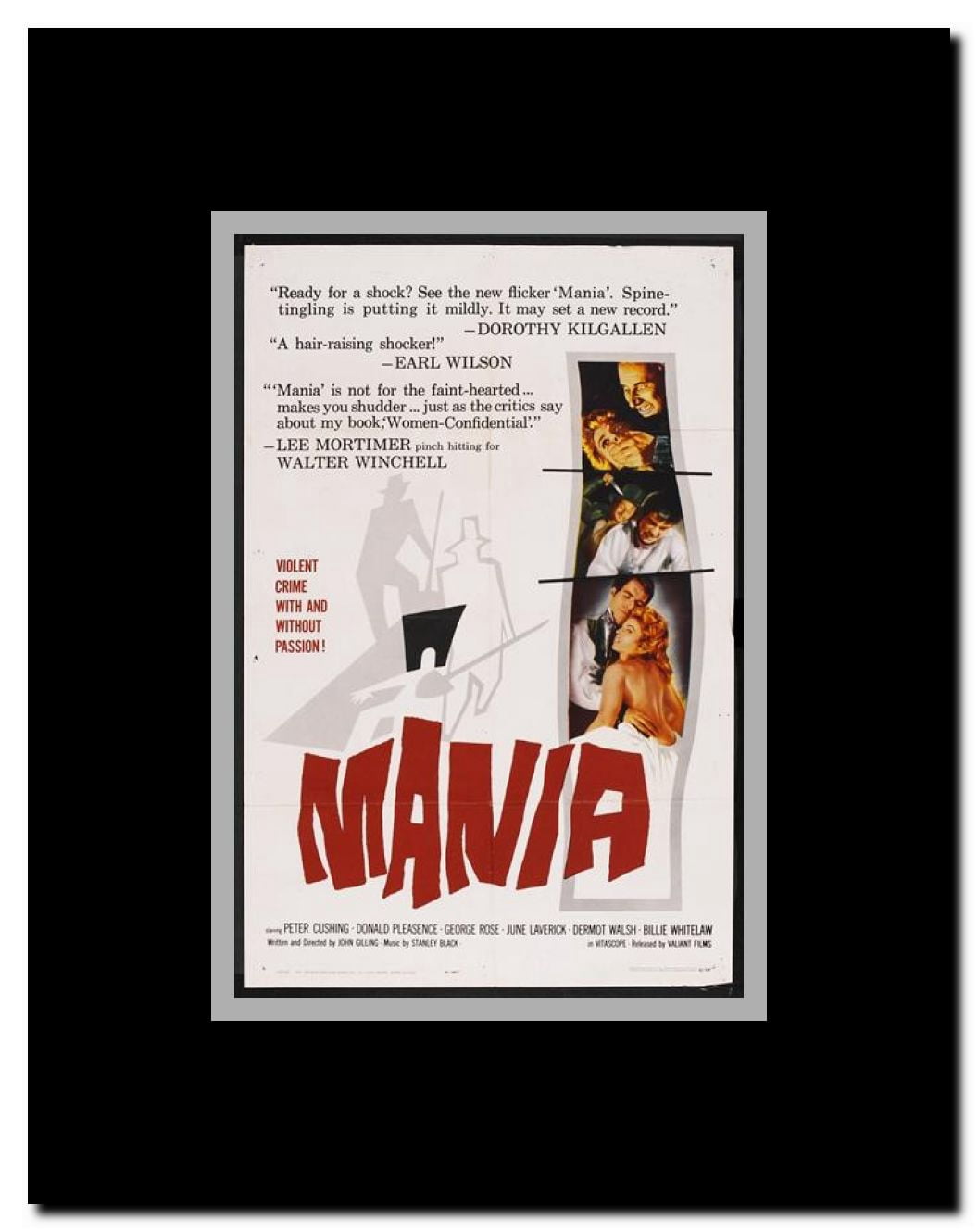 The Flesh and the Fiends Framed Movie Poster