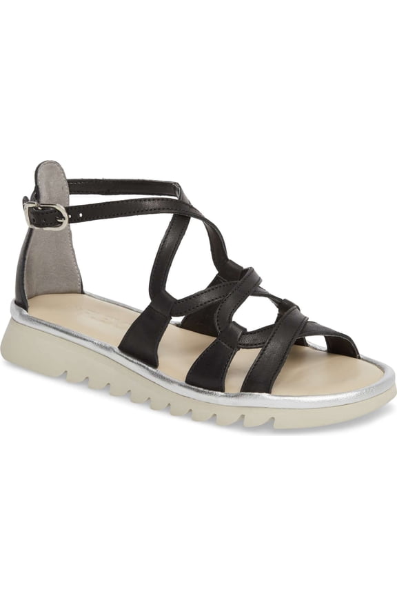 Catch A Wave Sandals Black Vacchetta
