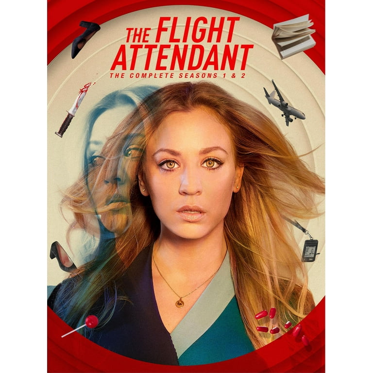 The Flight Attendant: Complete Seasons 1 & 2 DVD Box Set - Kaley