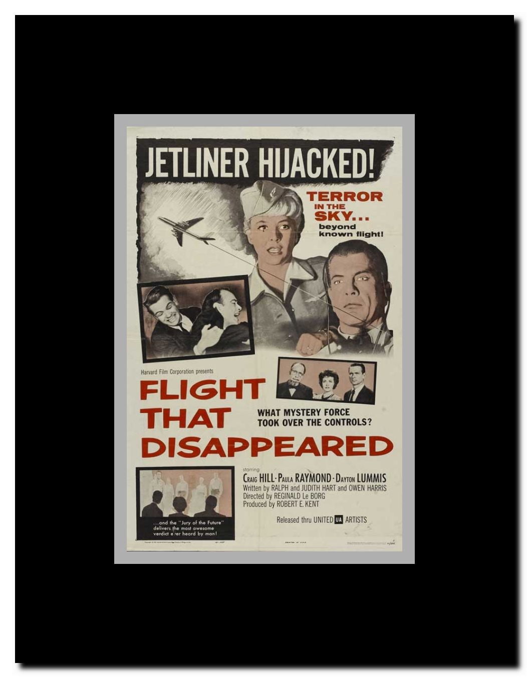 The Flight That Disappeared Framed Movie Poster