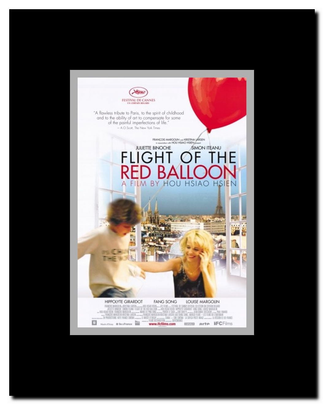 The Flight of the Red Balloon Framed Movie Poster