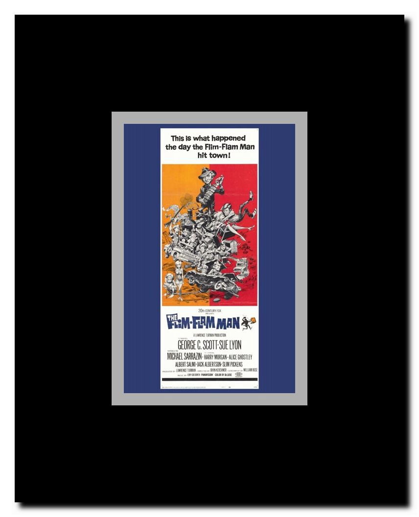 The Flim Flam Man Framed Movie Poster