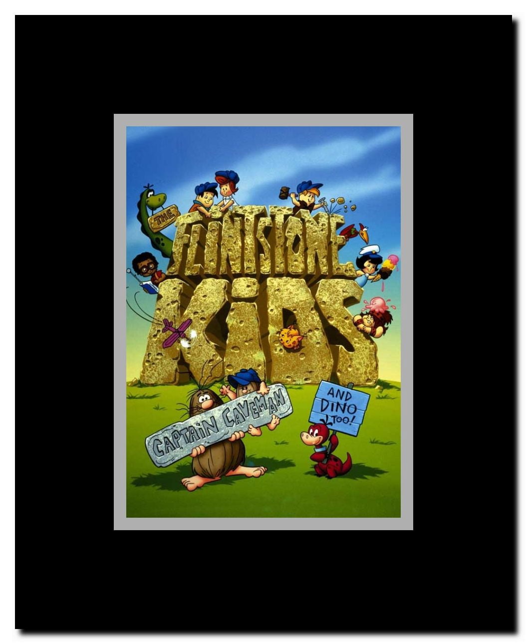 The Flintstone Kids Framed Movie Poster