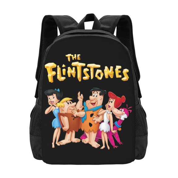 The Flintstones Backpack Fashion Travel Backpack Laptop Backpack 16 Inch Simple And Large Capacity