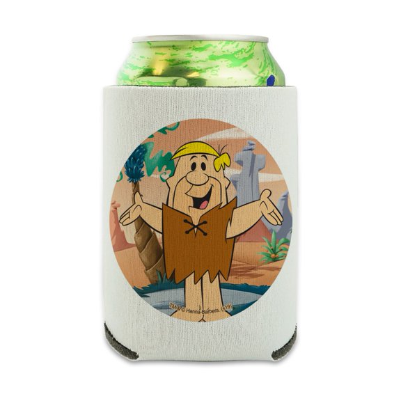 The Flintstones Barney Character Can Cooler - Drink Sleeve Hugger Collapsible Insulator - Beverage Insulated Holder