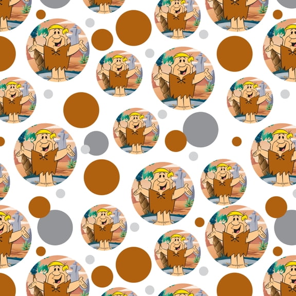 The Flintstones Barney Character Premium Gift Wrap Wrapping Paper Roll