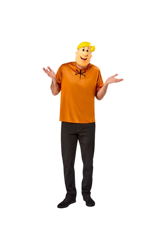 The Flintstones Barney Rubble Ben Cooper Costume Set for Adults by Rubies, Men's One Size