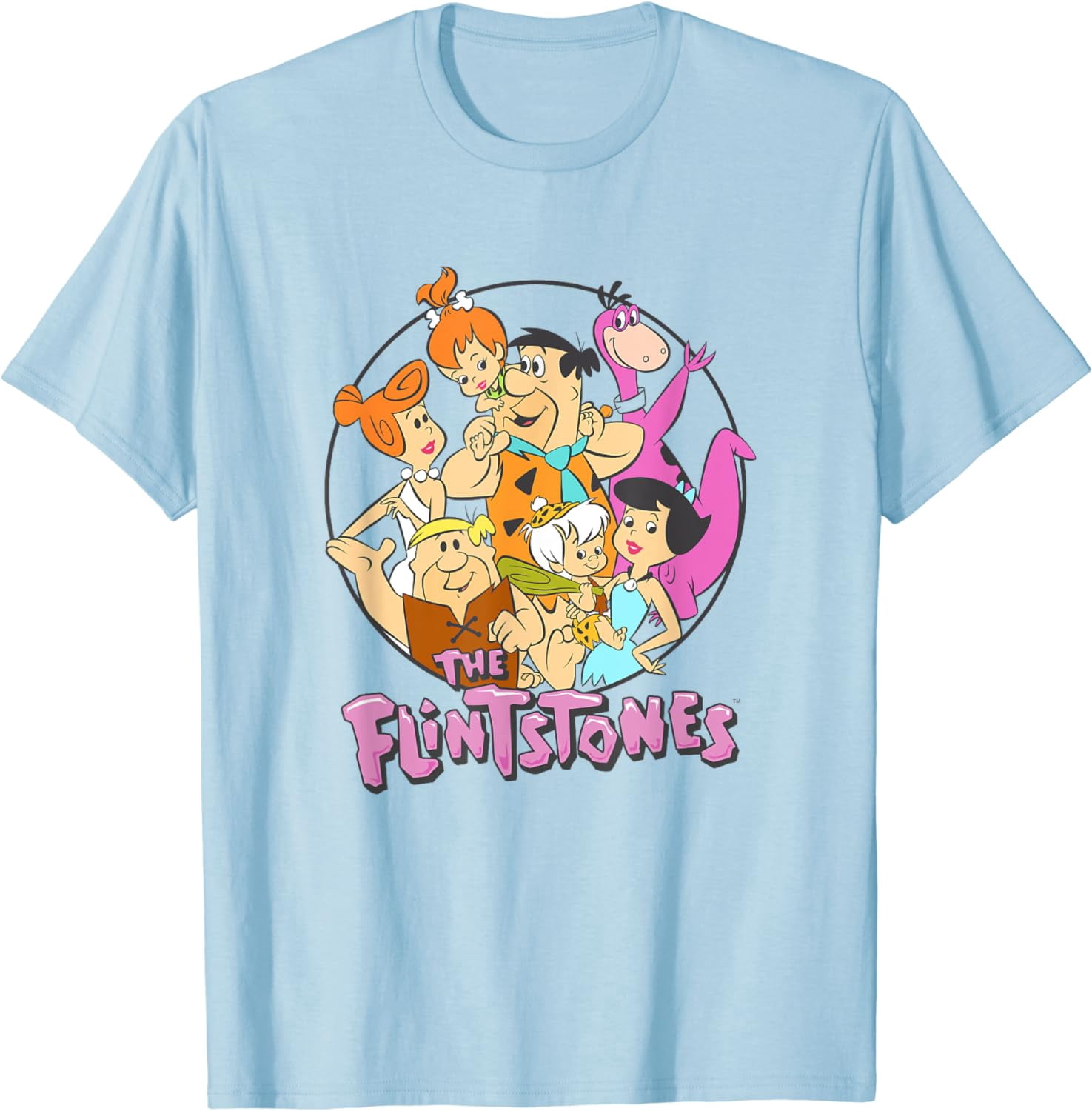 Officially Licensed The Flintstones Kids T-Shirt Age 3-12 Years