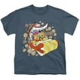 thumbnail image 1 of The Flintstones Coming Through Kids T Shirt (Large) for Youth Toddler Boys and Girls, Slate, 1 of 5