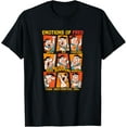 thumbnail image 1 of The Flintstones Emotions Of Fred Flintstone Box-Up Grid T-Shirt Cotton Short Sleeve Crew Neck Soft T-shirt, 1 of 4