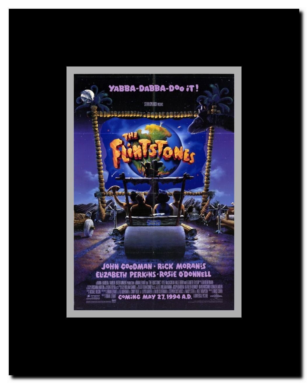 The Flintstones Framed Movie Poster