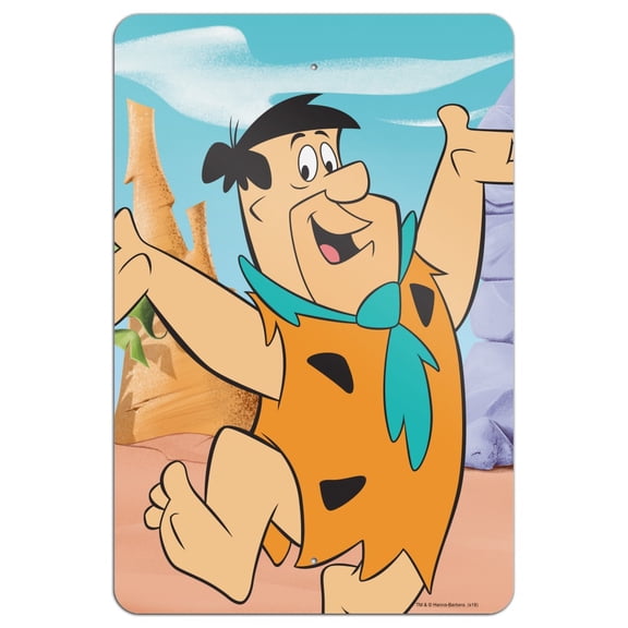 The Flintstones Fred Character Home Business Office Sign