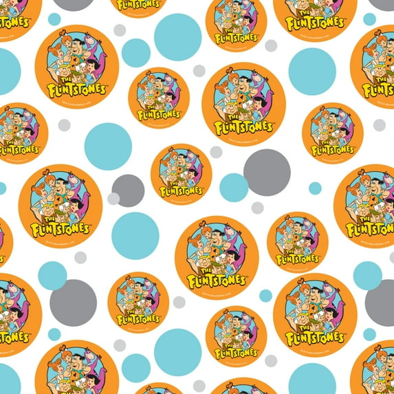 The Flintstones Group Premium Gift Wrap Wrapping Paper Roll
