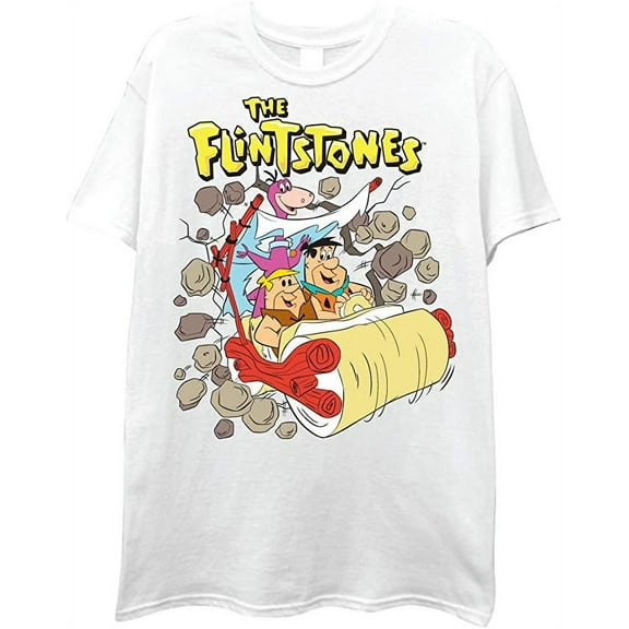 The Flintstones Men's Crewneck Short Sleeve T-Shirt
