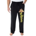 thumbnail image 1 of The Flintstones Men's Vintage Cartoon Characters Loungewear Pajama Pants, 1 of 5
