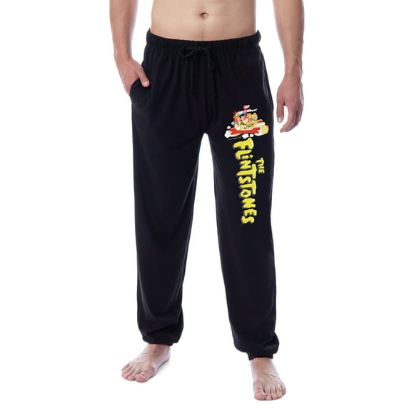 The Flintstones Mens' Cartoon Characters Sleep Jogger Pajama Pants