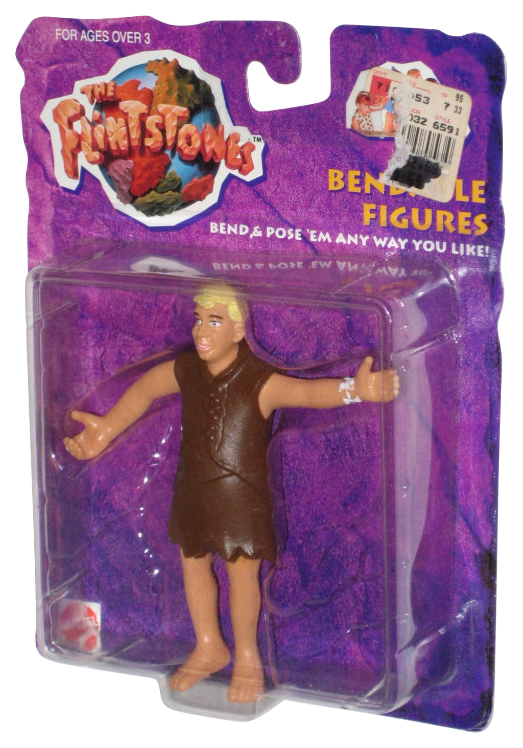 The Flintstones Movie Bendable 1993 Mattel Barney Rubble Figure