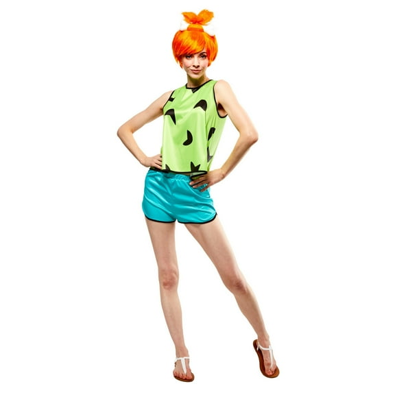 The Flintstones Pebbles Costume for Adults by Rubies, Women's Small