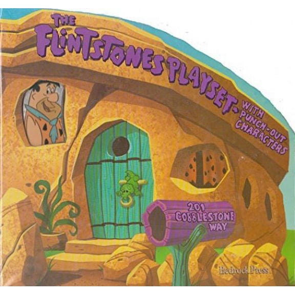 Pre-Owned The Flintstones Playset-With Punch-Out Characters Hardcover