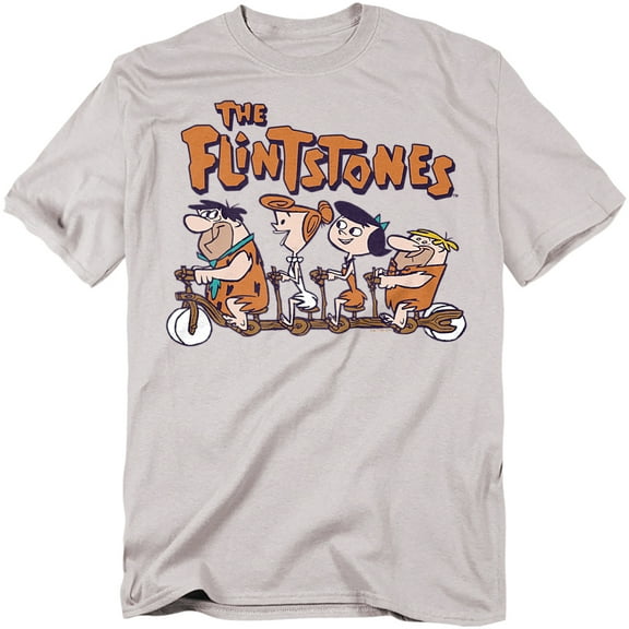 The Flintstones T-Shirt Biking In Bedrock Unisex Graphic Tee For Men & Women