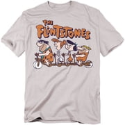 The Flintstones T-Shirt Biking In Bedrock Unisex Graphic Tee For Men & Women