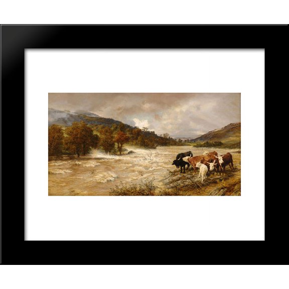 The Flood 20x24 Framed Art Print by Henry William Banks Davis