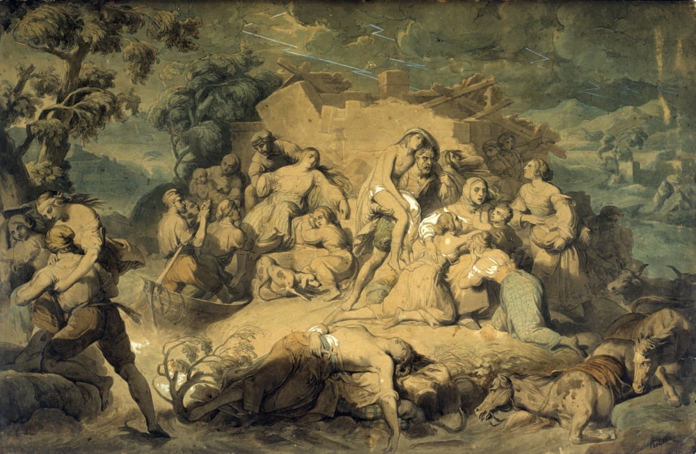 The Flood Of The Po River Canvas Art -  (36 x 24)