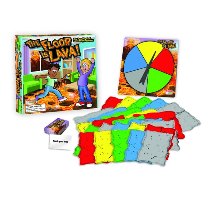 The Floor Is Lava Game, Multi Color 53 Piece