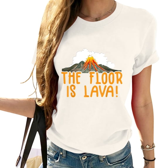 The Floor Is Lava Volcanologist Geology Volcano T-Shirt