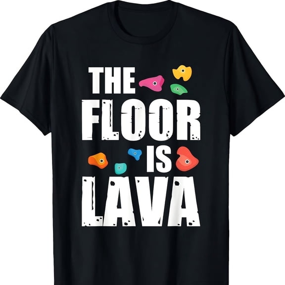 The Floor Is Lava k Climbing T-Shirt
