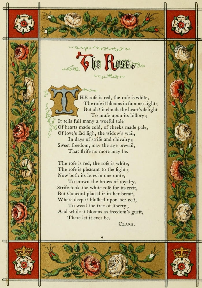 The Floral Gift 1863 Rose Canvas Art - Samuel Stanesby (18 x 24)