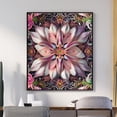 thumbnail image 1 of The Floral Kaleidoscope - Intricate Flower Canvas Wall Art, 1 of 2