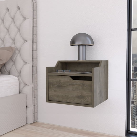 The Florence Floating Nightstand - Dual-Shelf & High-Quality Design