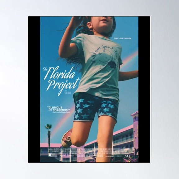 The Florida Project Poster Poster Wall Art, Modern Wall Decor For Living Room Bedroom, 24x36 UNFRAMED