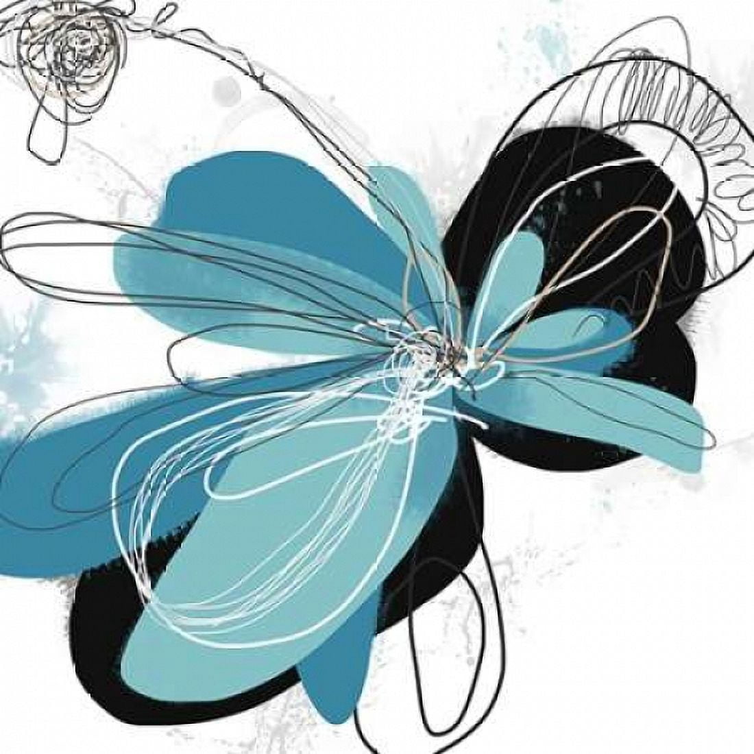 The Flower Dances 2 Canvas Art - Jan Weiss (24 x 24)